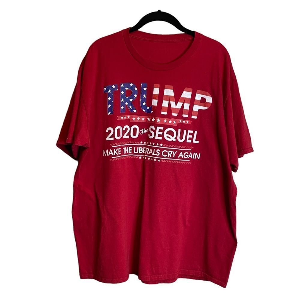 5 for $25🔥2XL Grey Trump 2020 The Sequel Red Short Sleeve T-Shirt